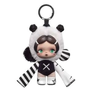 Pop Mart Skullpanda θ Skullpanda Off Mode Series Plush Doll Pendant 'Self Mode' Limited Edition PPMT-2607-0051-1224990492