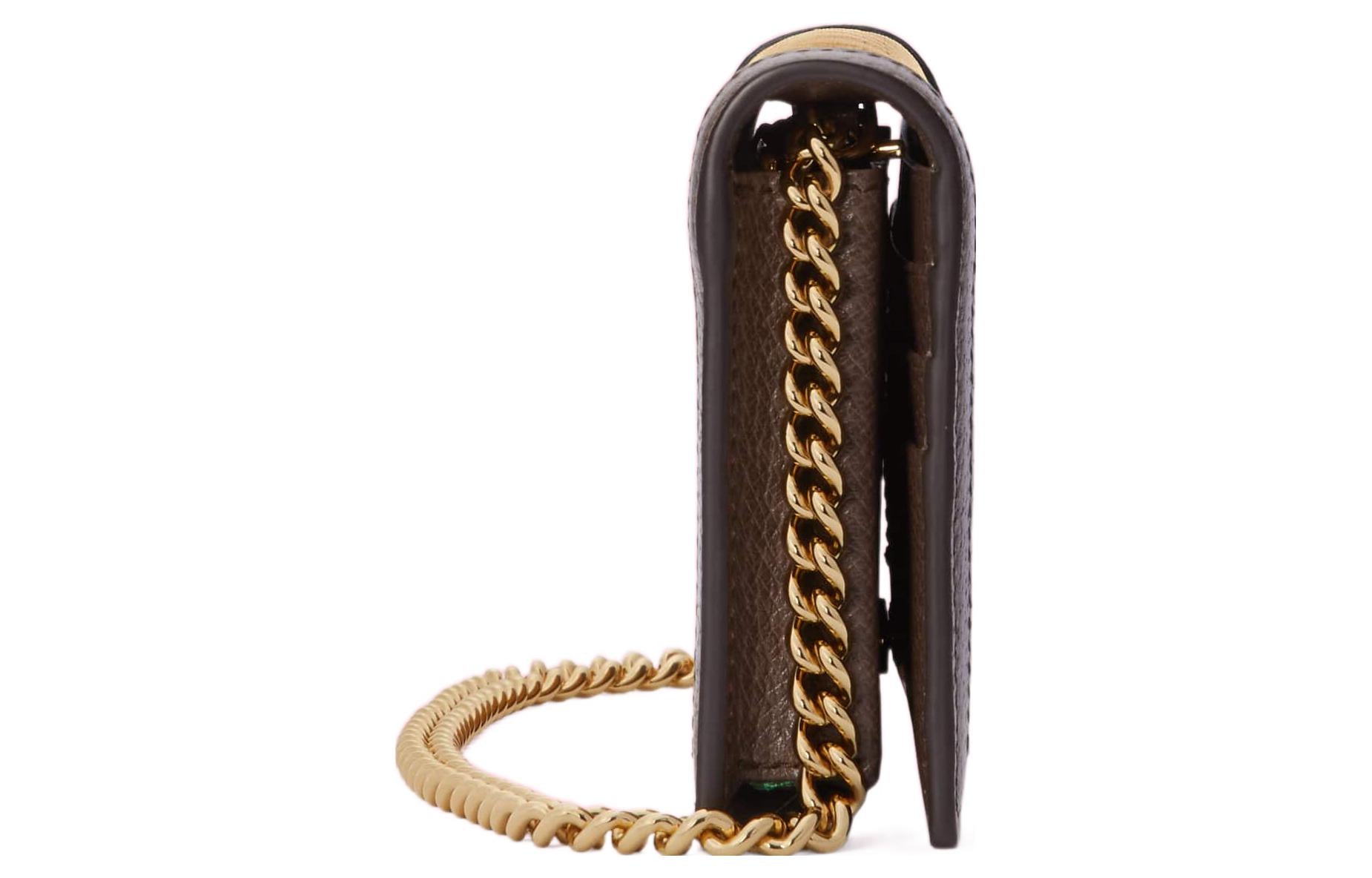 (WMNS) Gucci x adidas SS22 Chain Logo Crossbody Bag 'Yellow Brown' 621892-UVSCG-7267 - Image 3