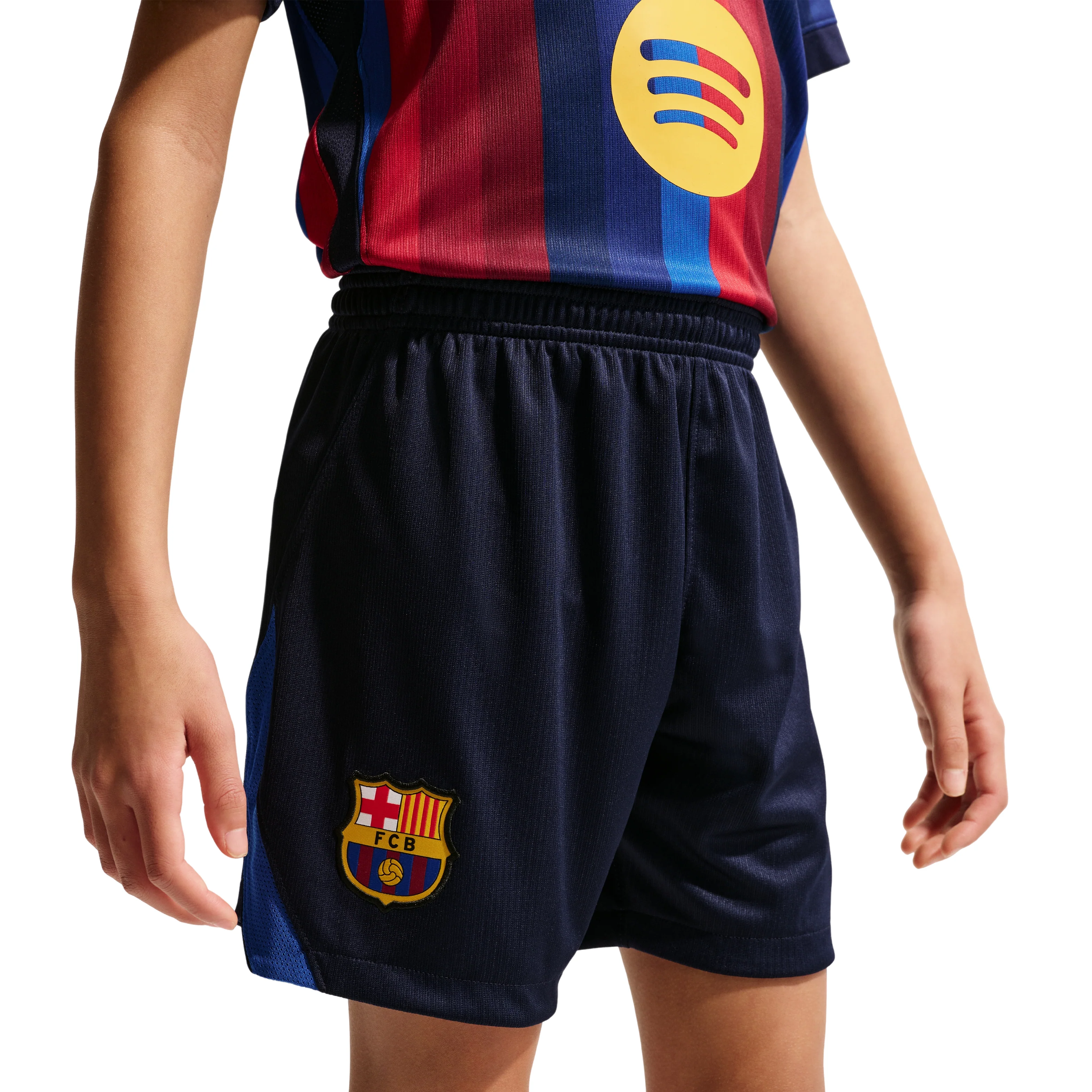 (GS) Nike x F.C. Barcelona 2026/27 Stadium Home Dri-FIT Replica Shorts 'Deep Garnet Blue Void Mineral Yellow' II1719-498