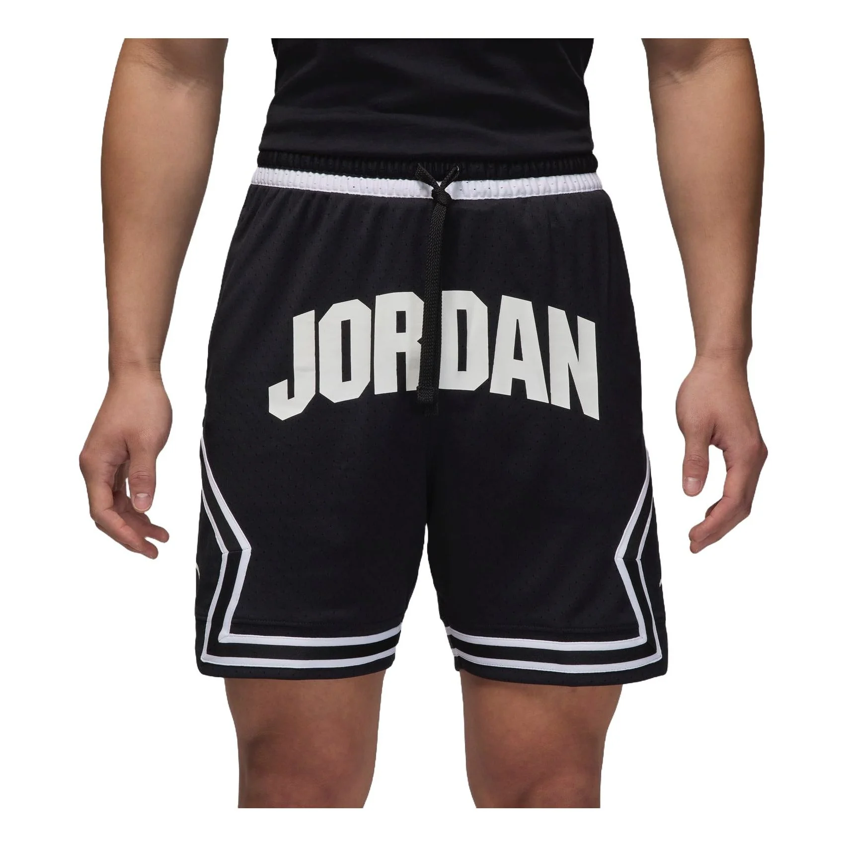 Air Jordan Sport Dri-FIT Diamond Basketball Shorts Asia Sizing 'Black White' FV8613-011