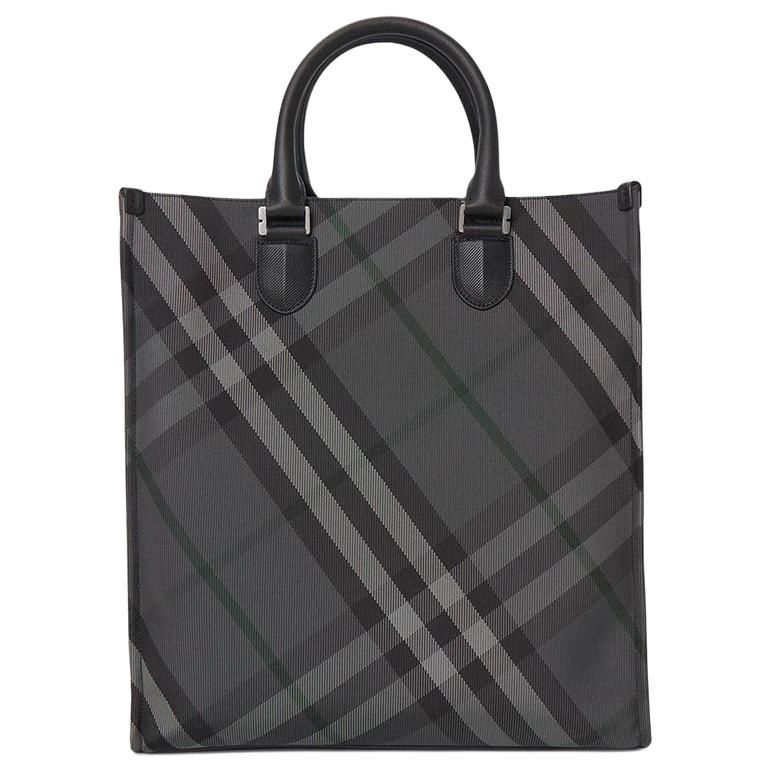 Burberry 25 Check Tote Shoulder Bag 'Black' 8111253 - Image 3
