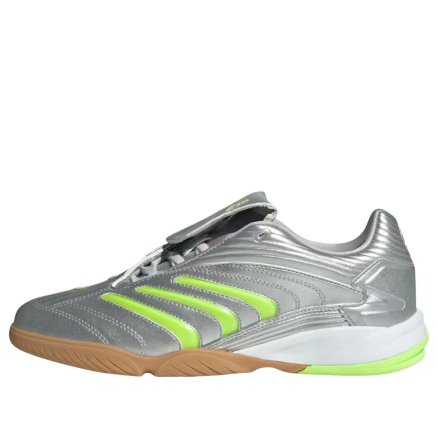 (WMNS) adidas Predator Sala 'Silver Metallic Signal Green' JR1636