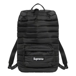 Supreme Puffer Backpack 'Black White' SUP-FW22-1087