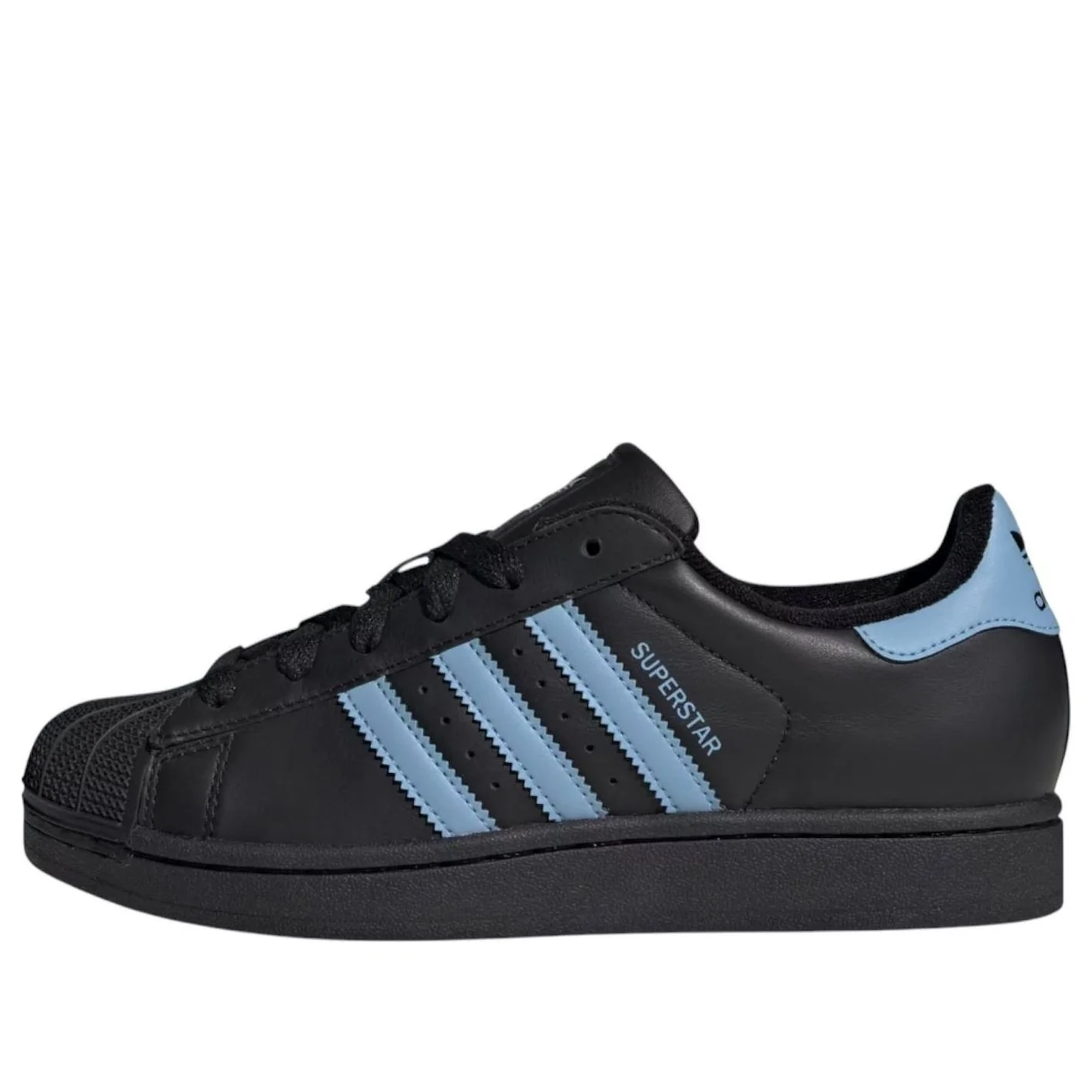 (WMNS) adidas Superstar II 'Core Black Ash Blue' JS1338