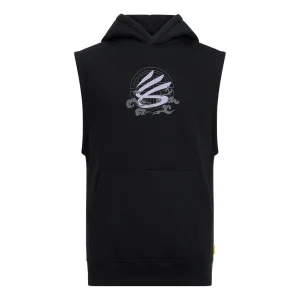 Under Armour Curry Tour Sleeveless Hoodie 'Black' 6001841-001
