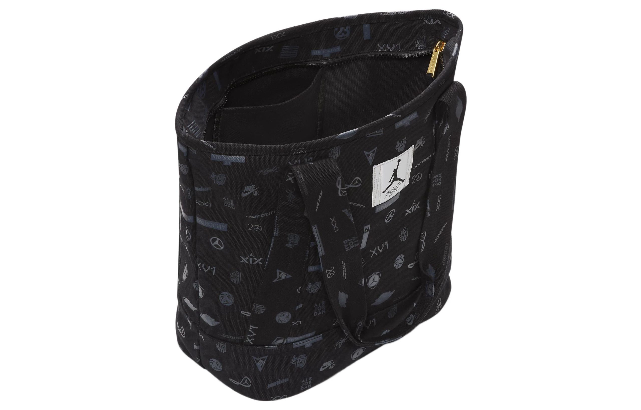 Air Jordan Flight Printed Recycled Cotton Carryall Tote 'Black' WA0785-023 - Image 3