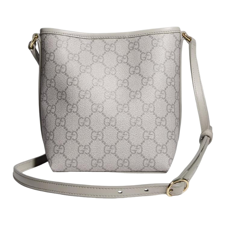(WMNS) Gucci GG Emblem Nano Bucket Bag 'Grey' 847090-FAEUD-1425 - Image 4