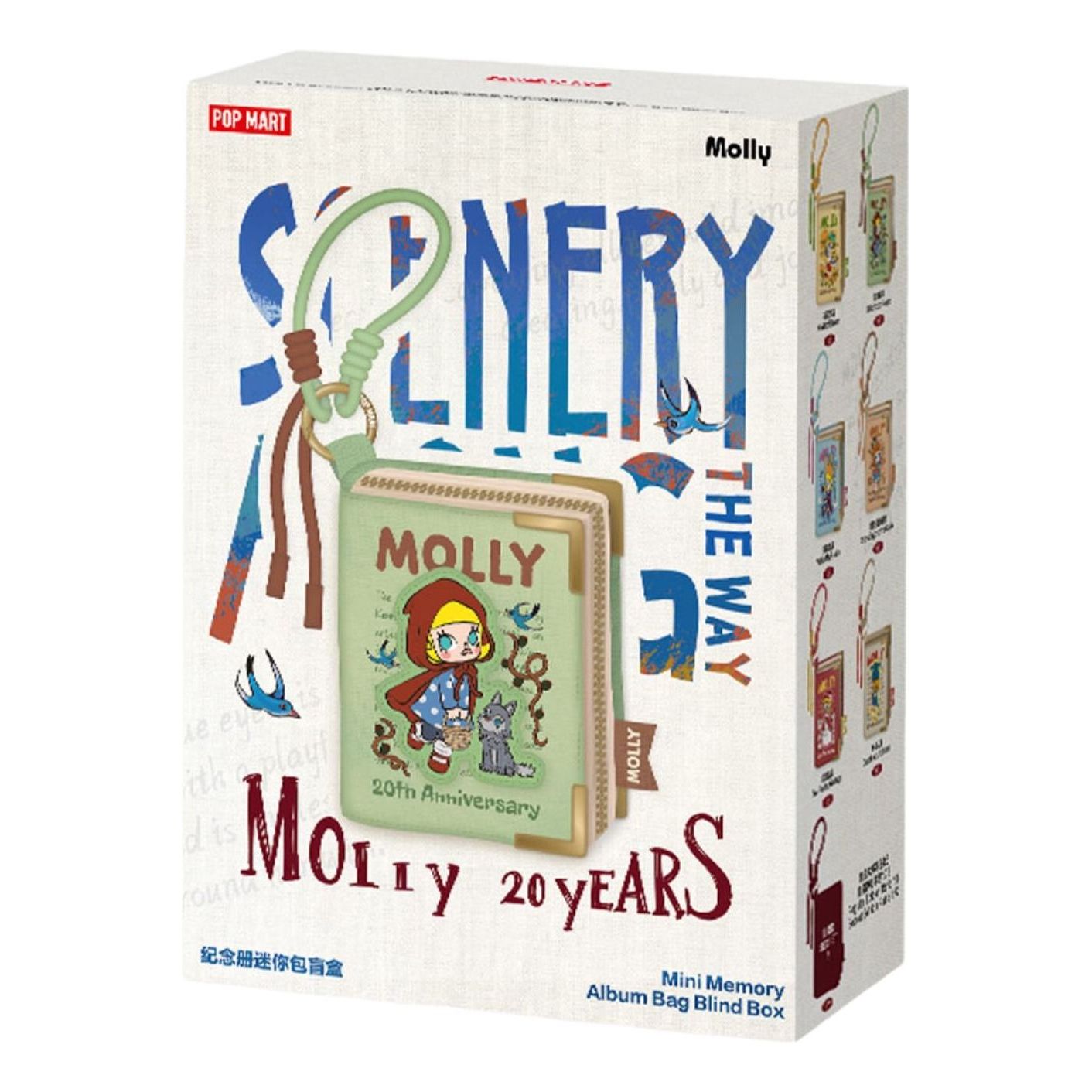 Pop Mart MOLLY Scenery Along the Way Series Mini Memory Album Bag Blind Case (1 Bilnd Box) PPMT-2603-0053-1090789703