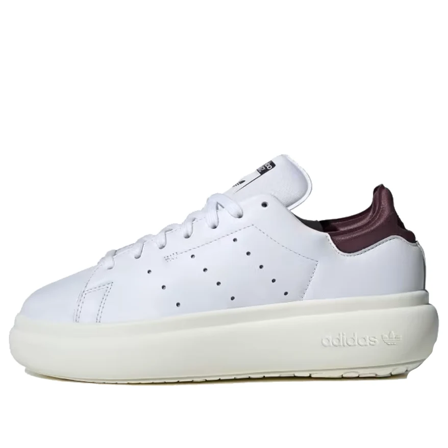 (WMNS) adidas Stan Smith PF 'White Burgundy' IF7012