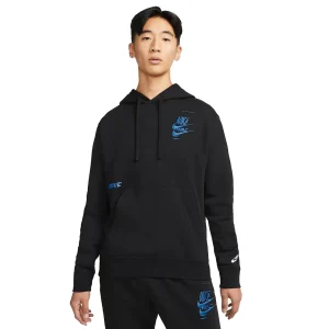 Nike Sportswear Hoodie'Black Blue' DM6874-010