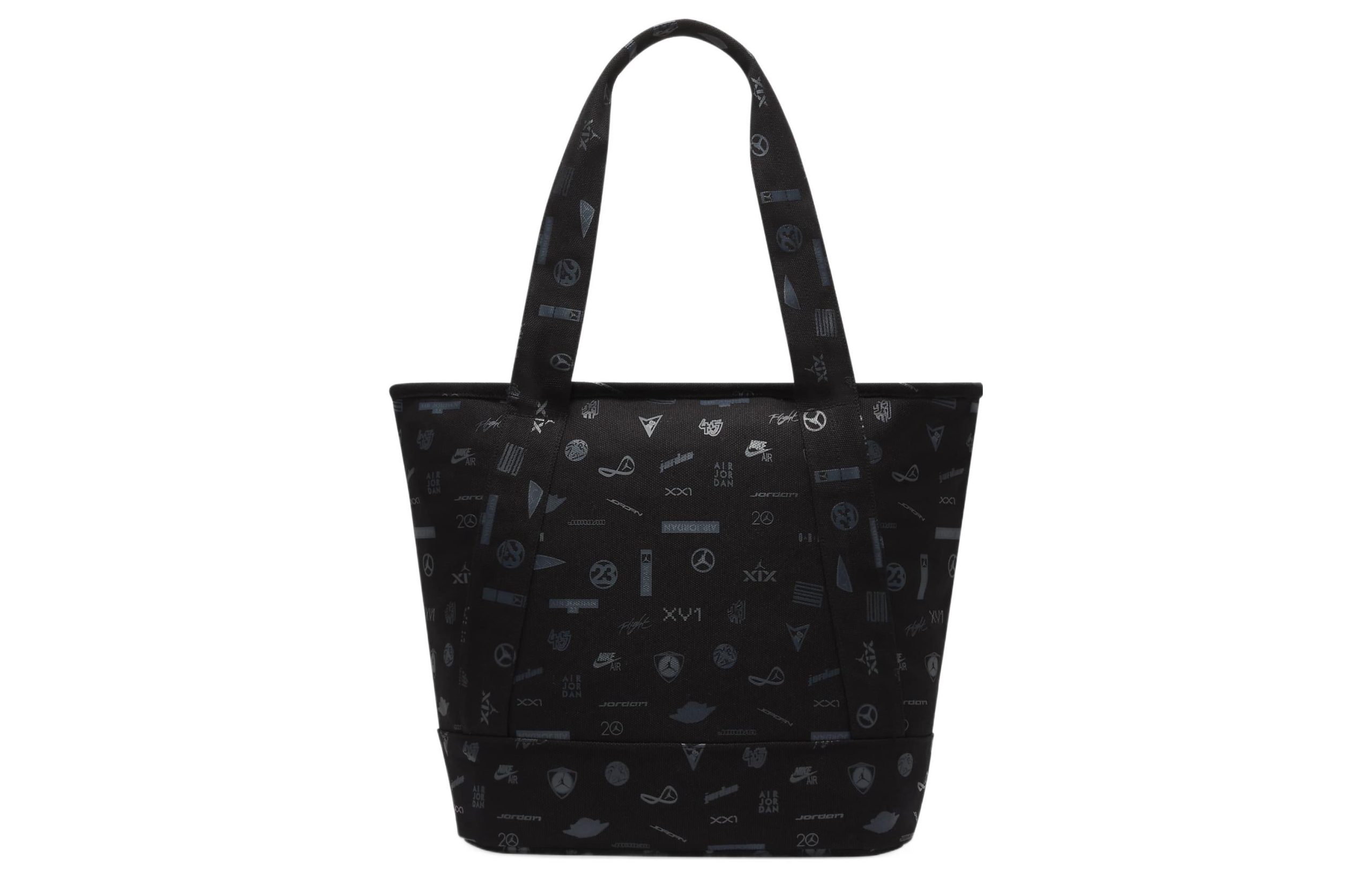 Air Jordan Flight Printed Recycled Cotton Carryall Tote 'Black' WA0785-023 - Image 4