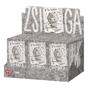 Pop Mart Zisga I'm Zisga series Vinyl Plush Pendant Sealed Case (6 Blind Boxes) PPMT-2605-0056-1161875446