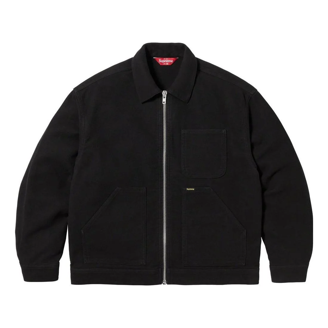 Supreme Moleskin Work Jacket 'Black' SUP-FW23-096