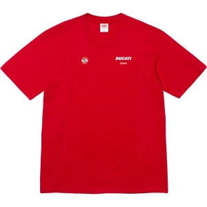 Supreme x DUCATI Logo T-Shirt 'Red' SUP-SS24-277