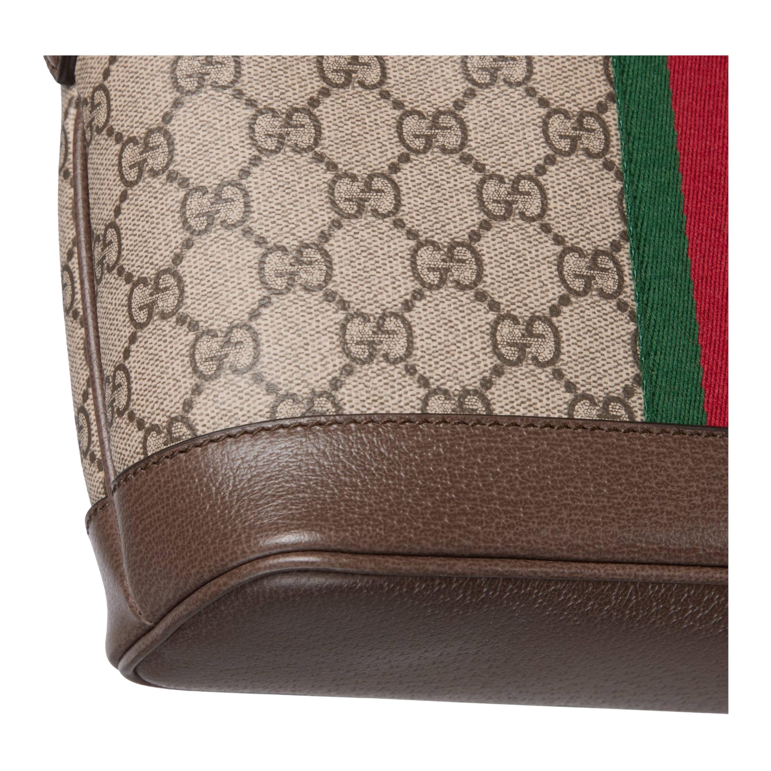 (WMNS) Gucci Ophidia Small Tote Bag 'Beige Dark Brown' 836848-FAE0J-9867 - Image 6