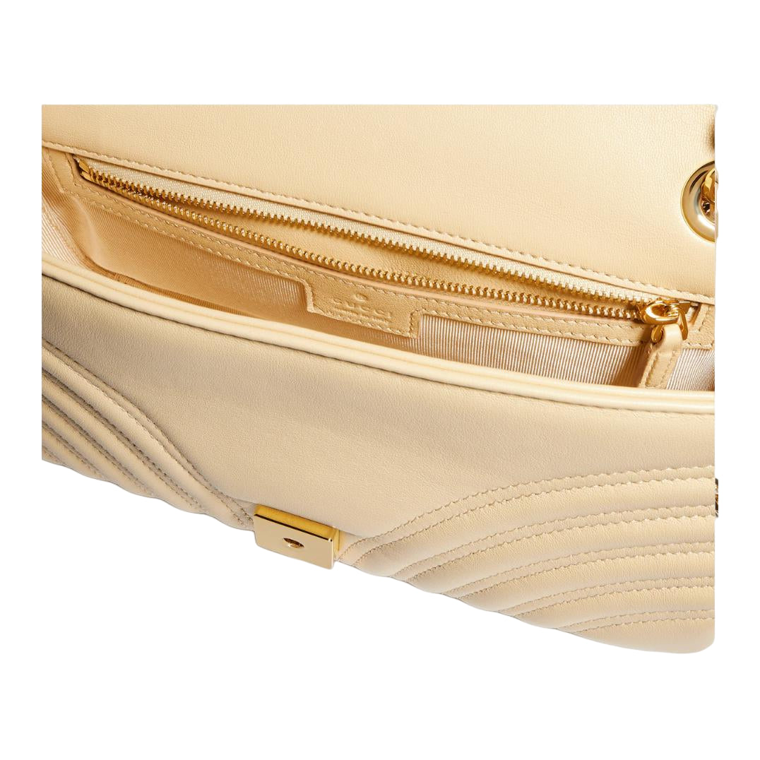 (WMNS) Gucci GG Marmont Medium Shoulder Bag 'Light Yellow' 837267-AAGUE-9305 - Image 5