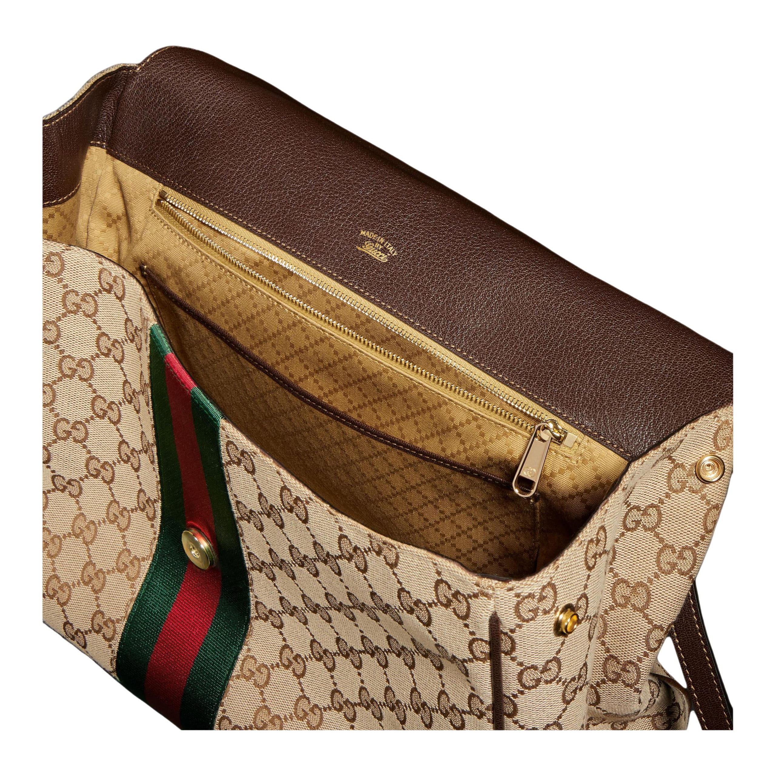 (WMNS) Gucci Paparazzo Large Top Handle Bag 'Sand Dark Brown' 875019-FAFV9-9653 - Image 6