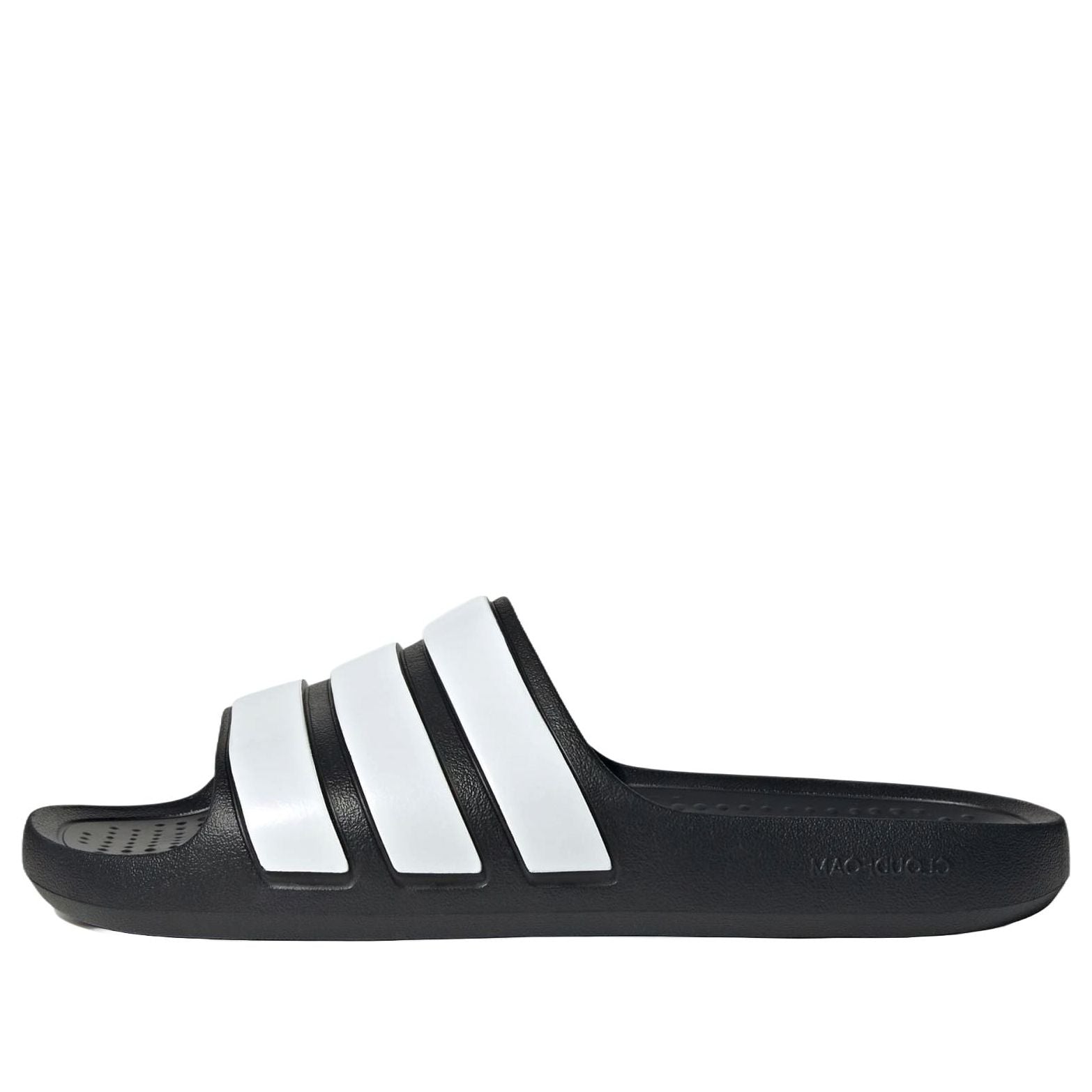 adidas Adilette Flow Slides Asia Sizing 'Black White' IF4134