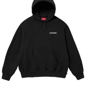 Supreme Immortal Hooded Sweatshirt 'Black White' SUP-SS24-134