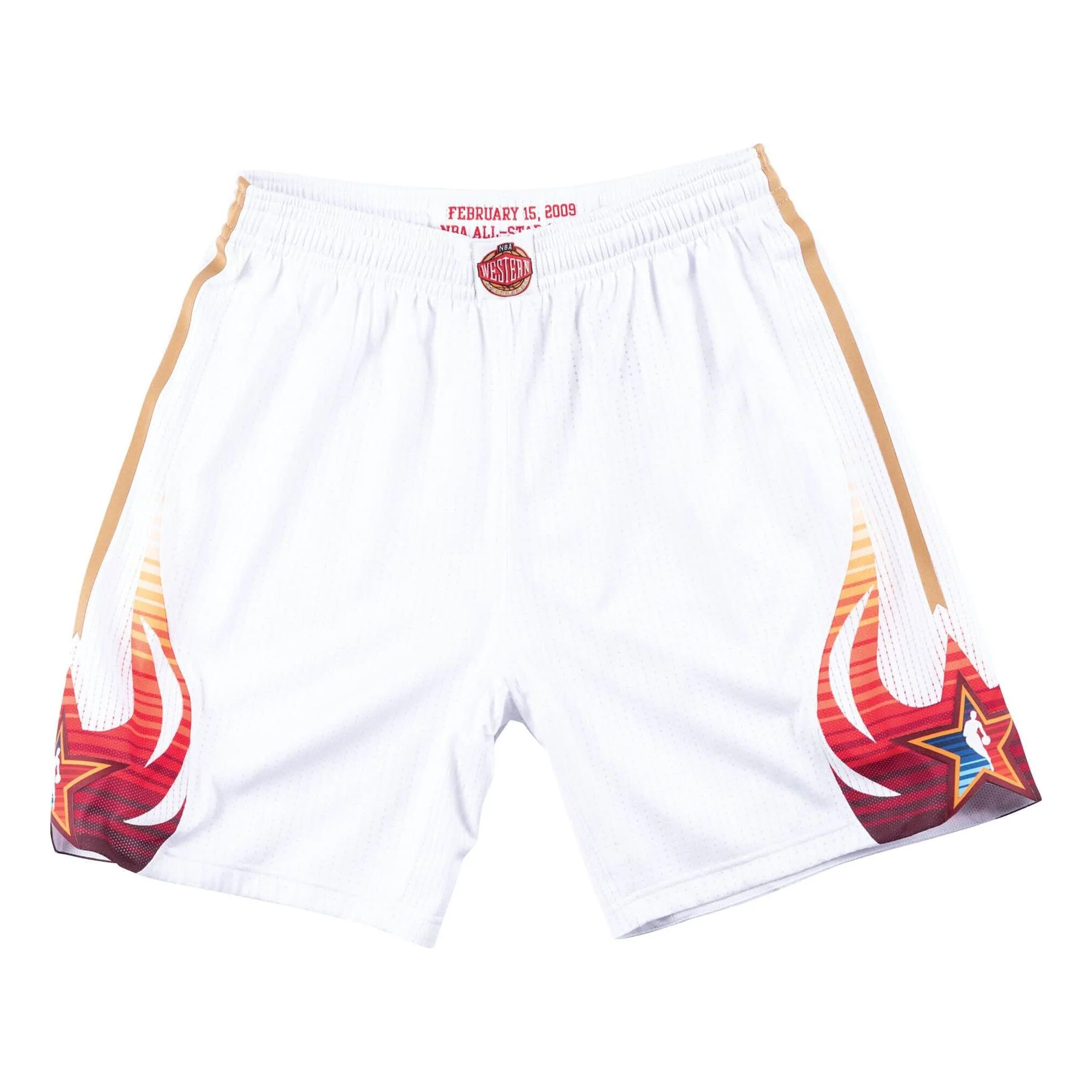 Mitchell & Ness NBA All-Star West 2009 HWC Authentic Player Shorts 'White Red' 5220700