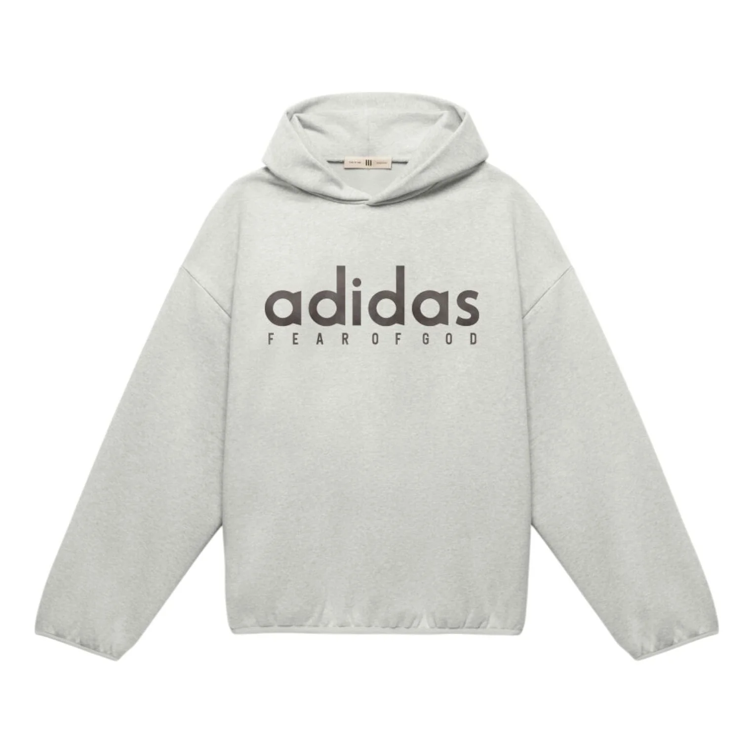 adidas x FEAR OF GOD ATHLETICS Oversized Hoodie Asia Sizing 'Heather Grey' JZ7367