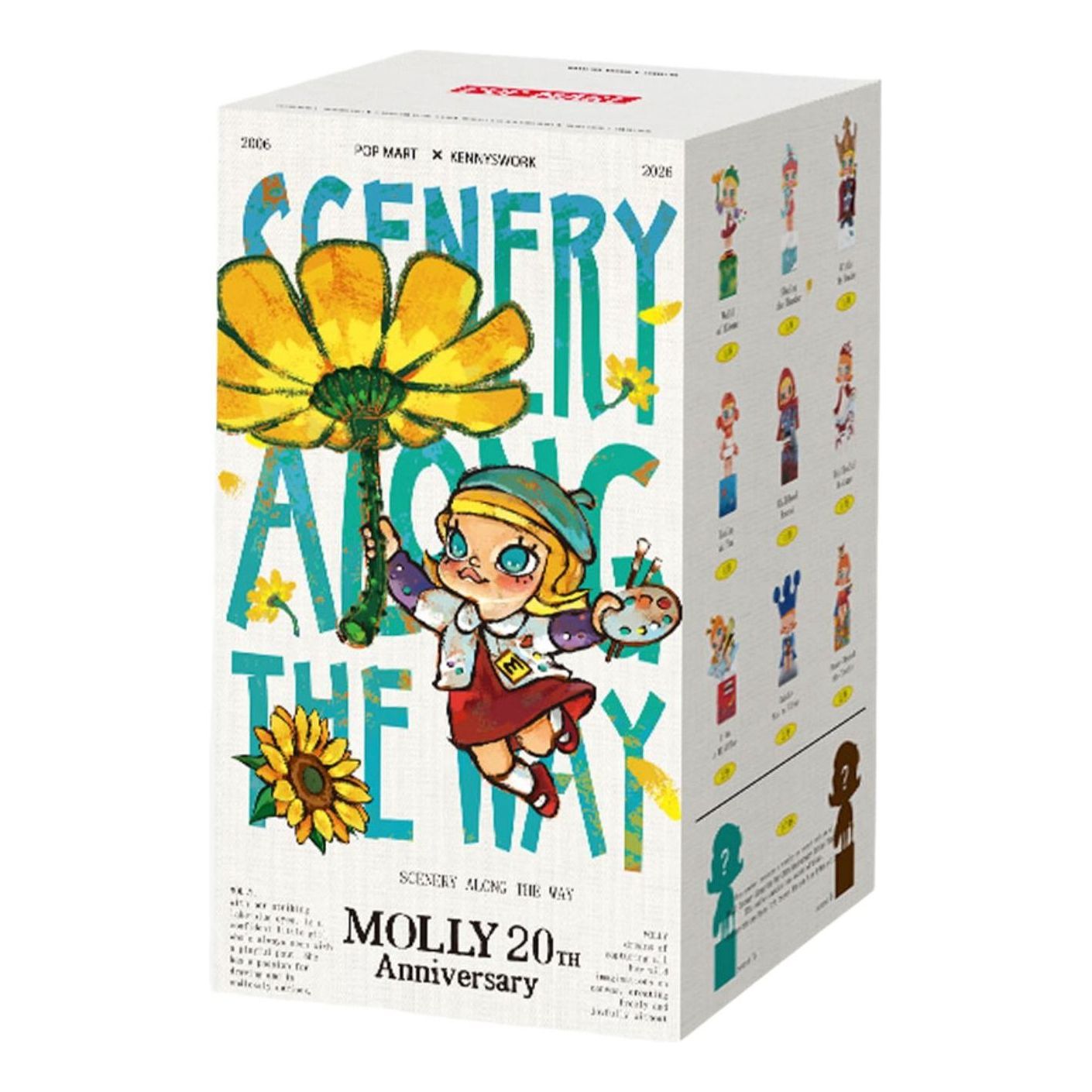 Pop Mart MOLLY Scenery Along the Way 20th Anniversary Series Figures Sealed Case (1 Blind Box) PPMT-2603-0048-1090618387