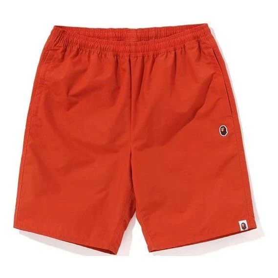A Bathing Ape Head Beach Shorts 'Orange' 1J30-153-022-ORG