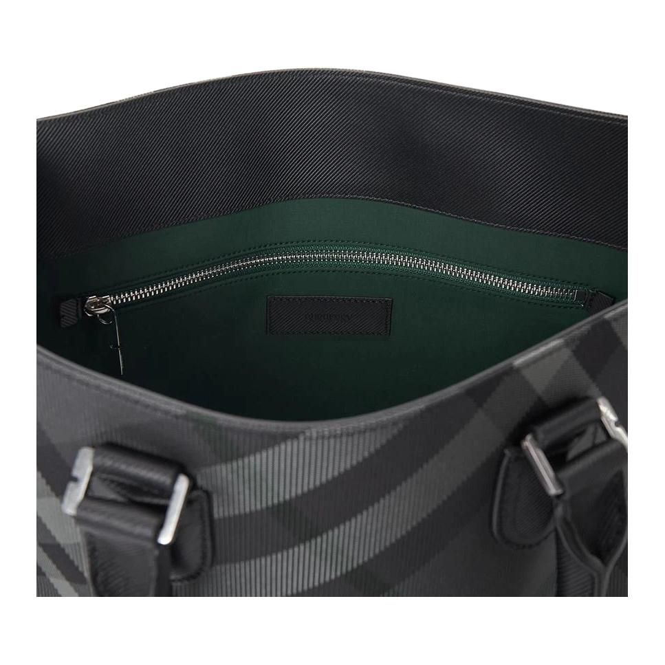 Burberry 25 Check Tote Shoulder Bag 'Black' 8111253 - Image 7