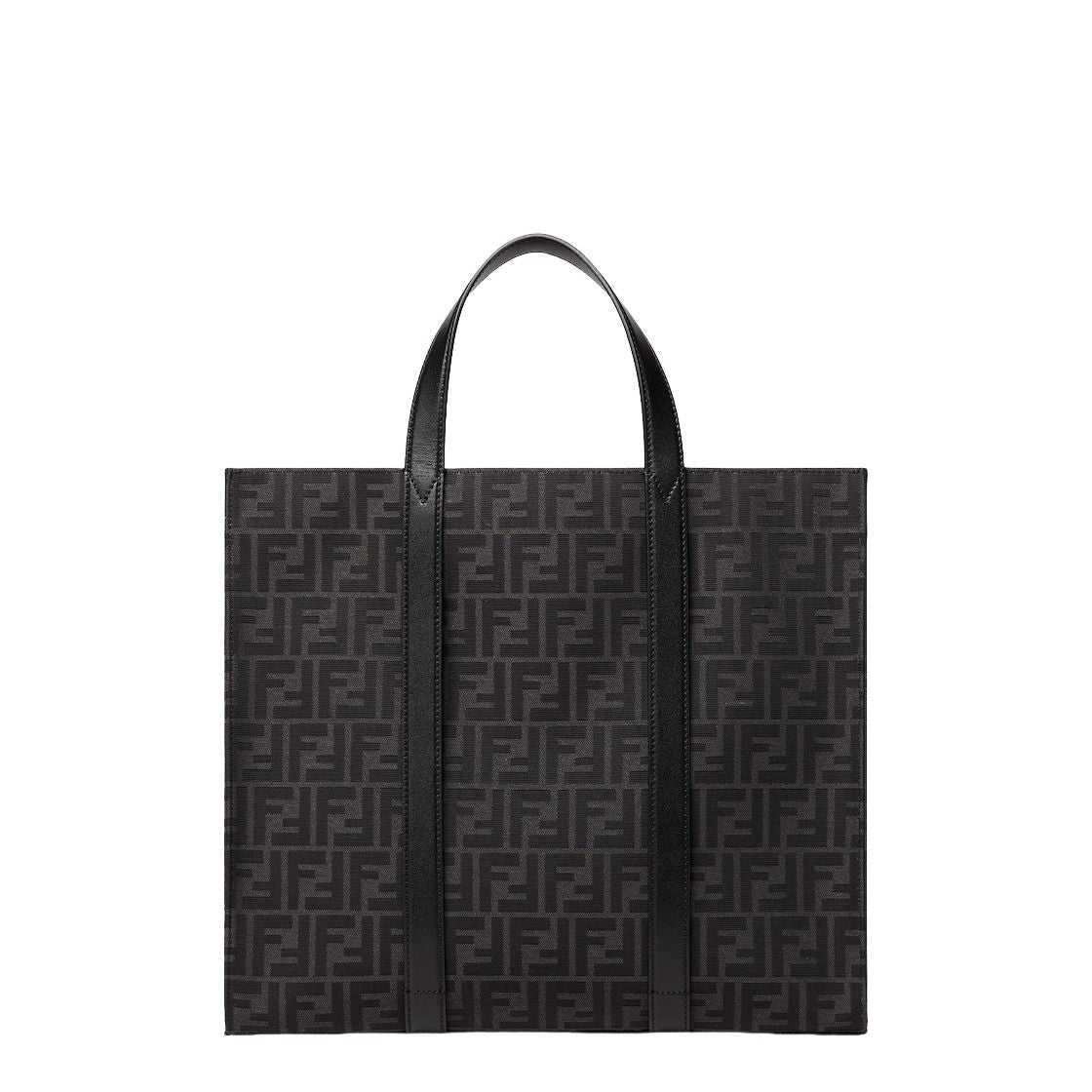 Fendi FW25 FF Jacquard Shopper FF Jacquard Bag 'Black' 7VA390AG0MF0NPN - Image 3
