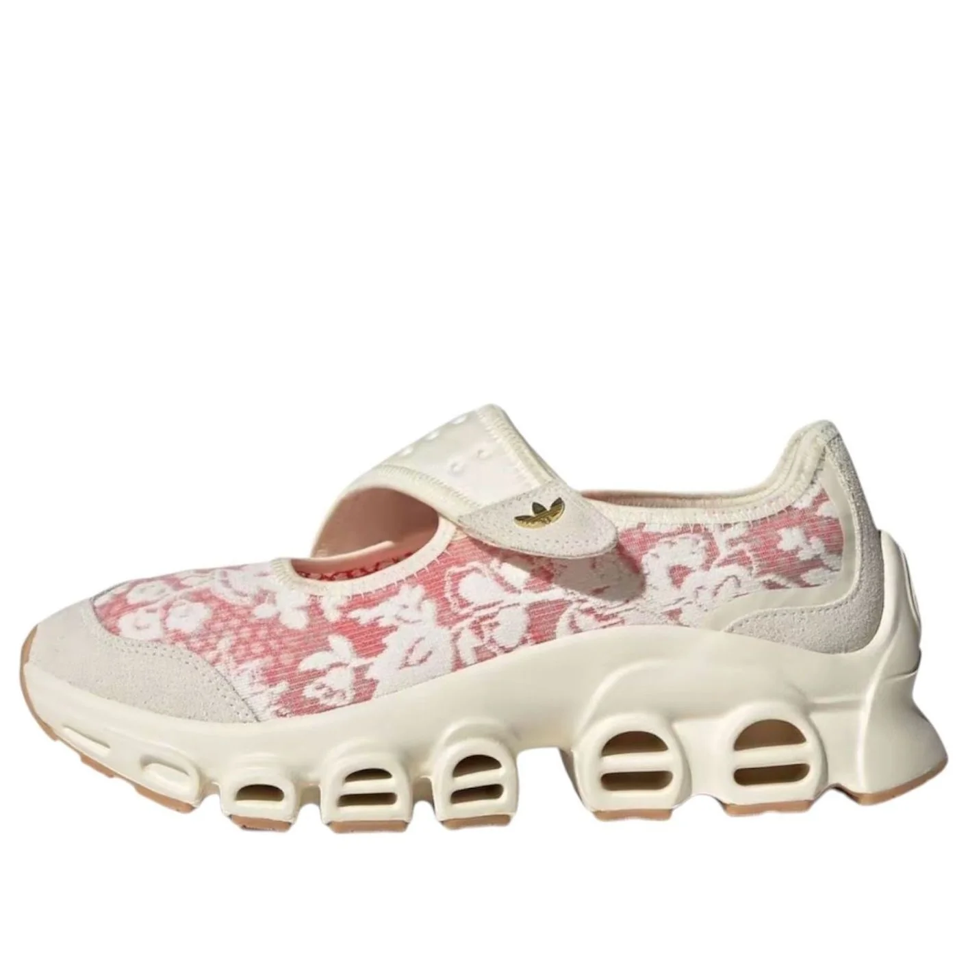 (WMNS) adidas x Liberty London Adifom Megajane 'Cream White Semi Lucid Red' JS1327