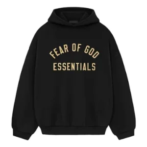 Fear of God Essentials Fleece II Hoodie 'Black' 192BT246258F