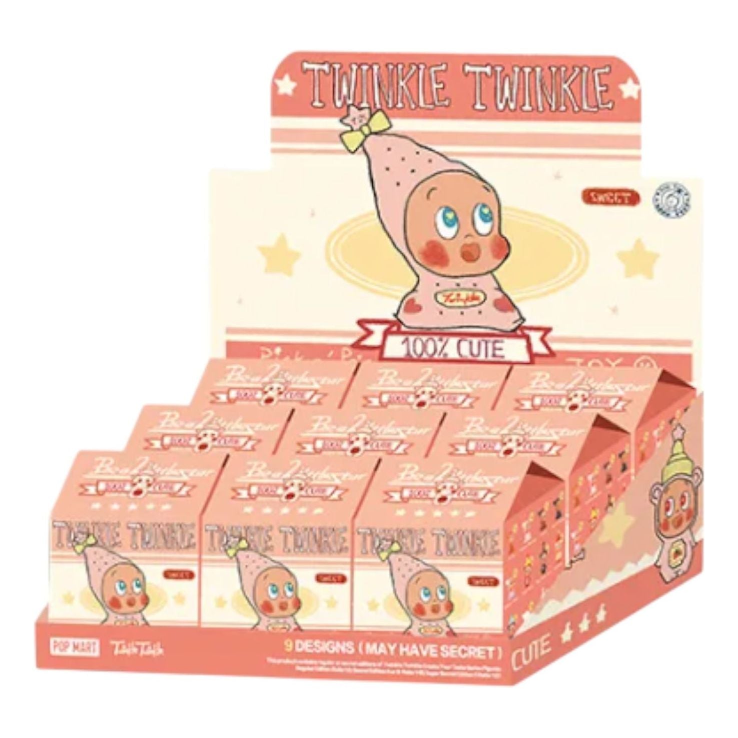 Pop Mart Twinkle Twinkle Create Your Taste Figures Sealed Case (9 Blind Boxes) PPMT-2506-0049-B
