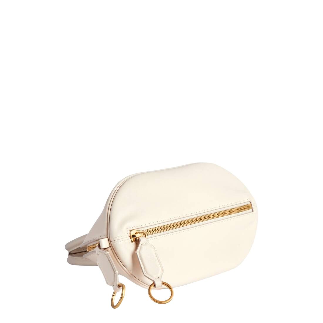(WMNS) Balenciaga Bolero Bowling Bag Mini 'Cream' 8685852ACJS9404 - Image 4