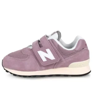 (PS) New Balance 574 Hook & Loop Shoes 'Pink White' PV574PV1