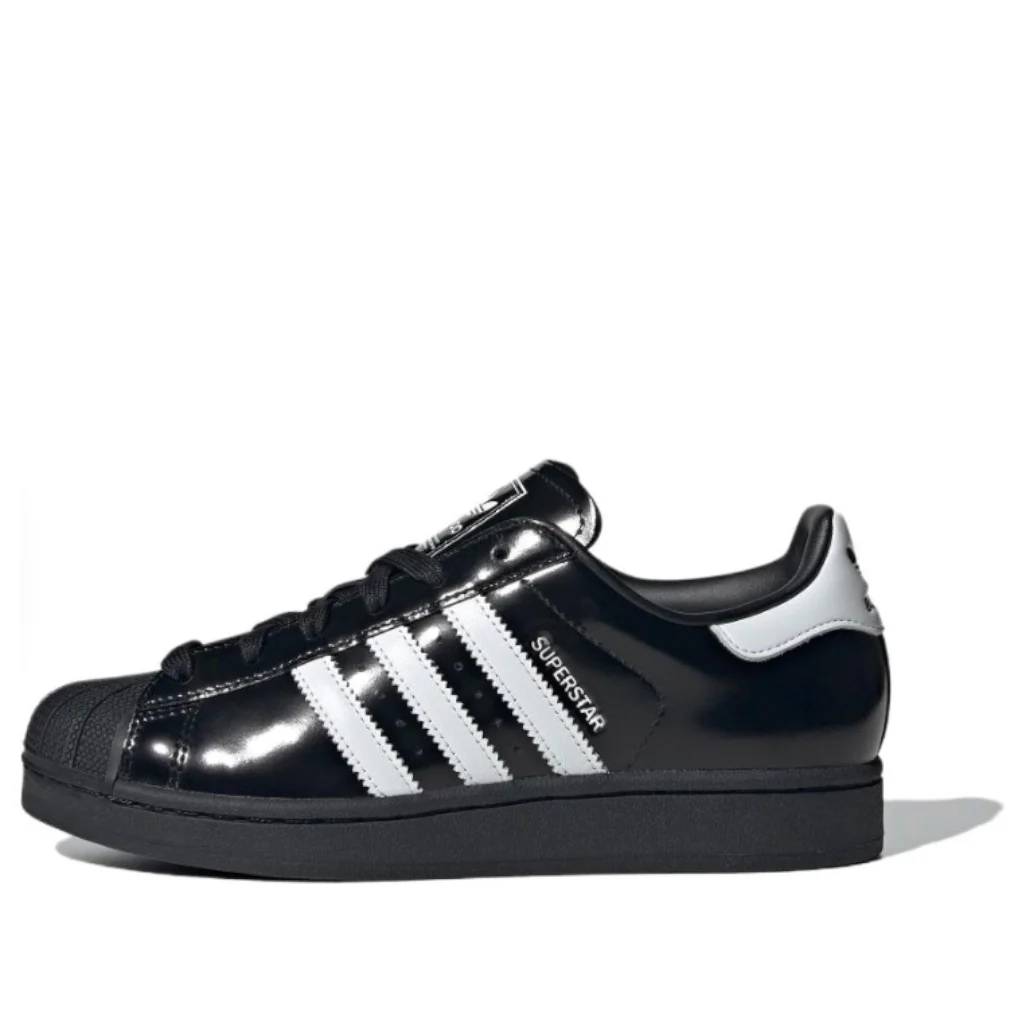 (WMNS) adidas Superstar II 'Black White Patent' JH7756