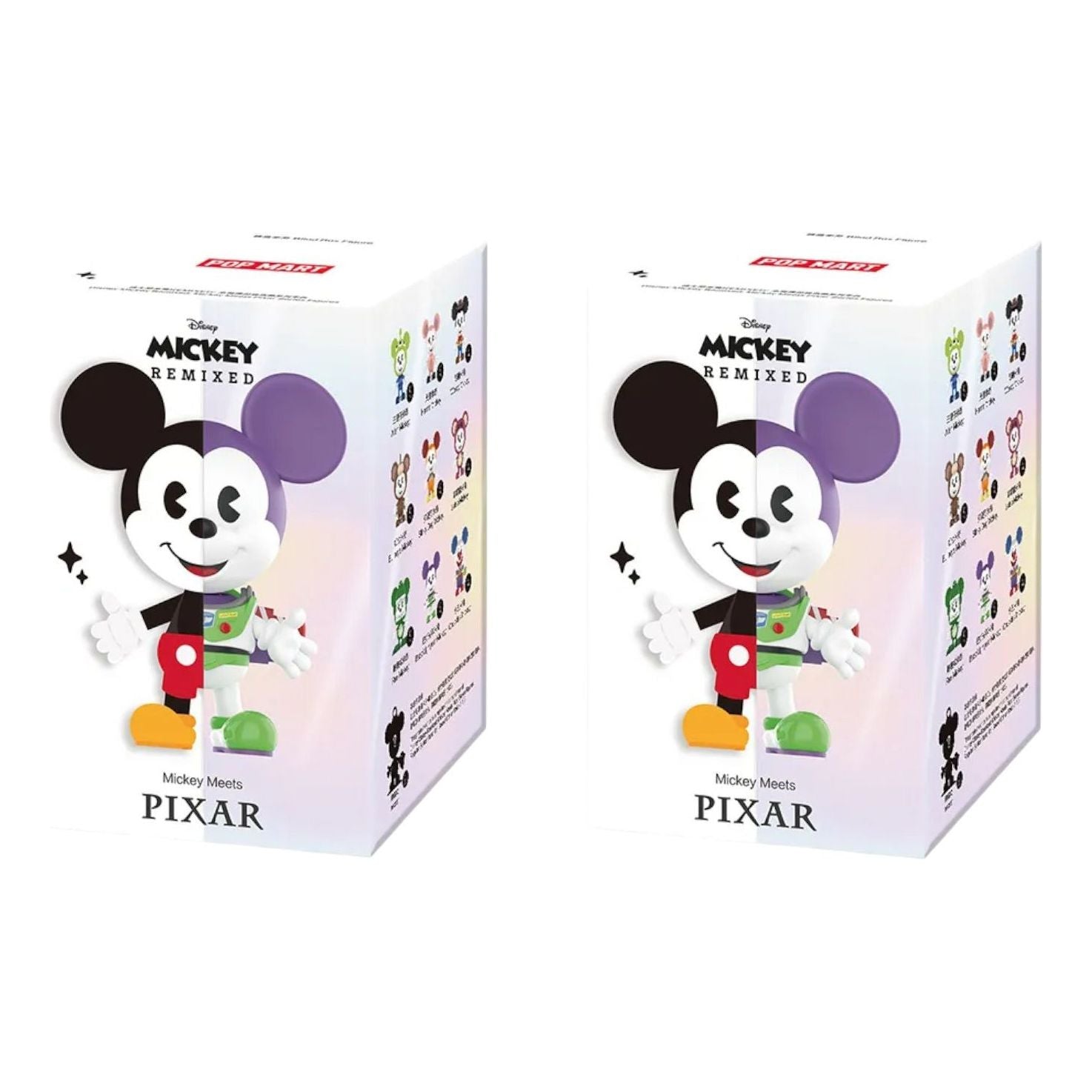 Pop Mart Disney Mickey Remixed Mickey Meets Pixar Series Figures Sealed Case (2 Blind Boxes) PPMT-2510-0032-985858221