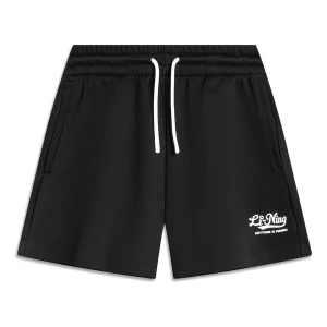 (WMNS) Li-Ning Graphic Loose Fit Shorts 'Black' AKSU530-2