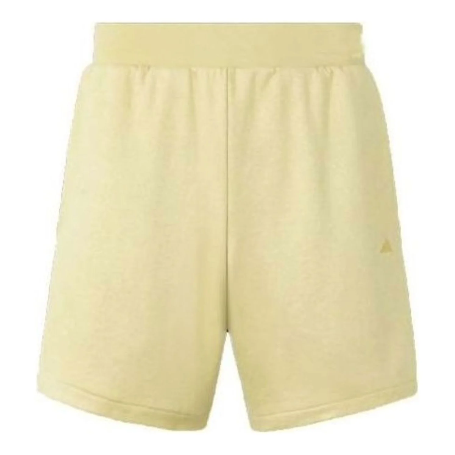 adidas Basketball Sueded Shorts Asia Sizing 'Yellow' IN7700