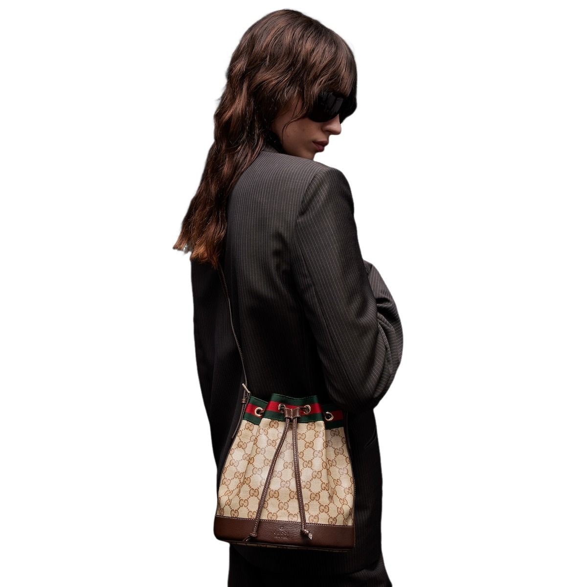 (WMNS) Gucci Venice Small Bucket Bag 'Sand Brown' A002GW-FAF79-8547 - Image 9