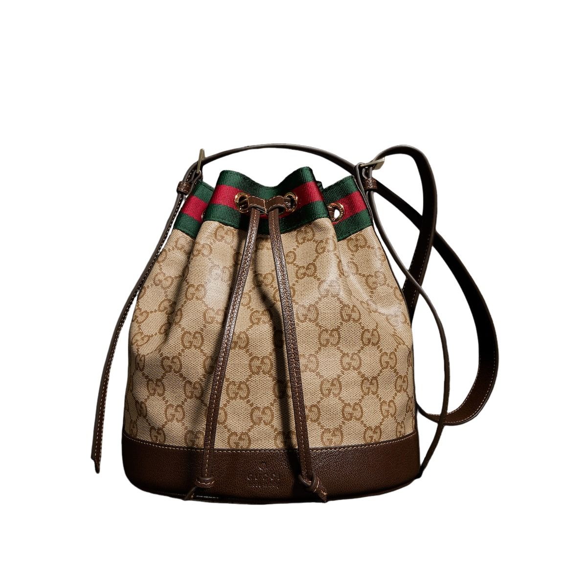 (WMNS) Gucci Venice Small Bucket Bag 'Sand Brown' A002GW-FAF79-8547 - Image 2