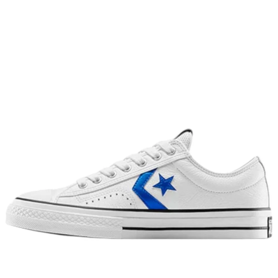 Converse Star Player 76 Leather & Metallic 'Vintage White Blue Black' A15027C