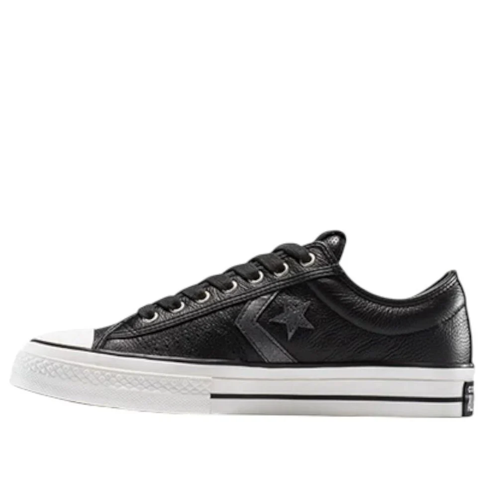 Converse Star Player 76 Leather & Metallic 'Black White' A15028C