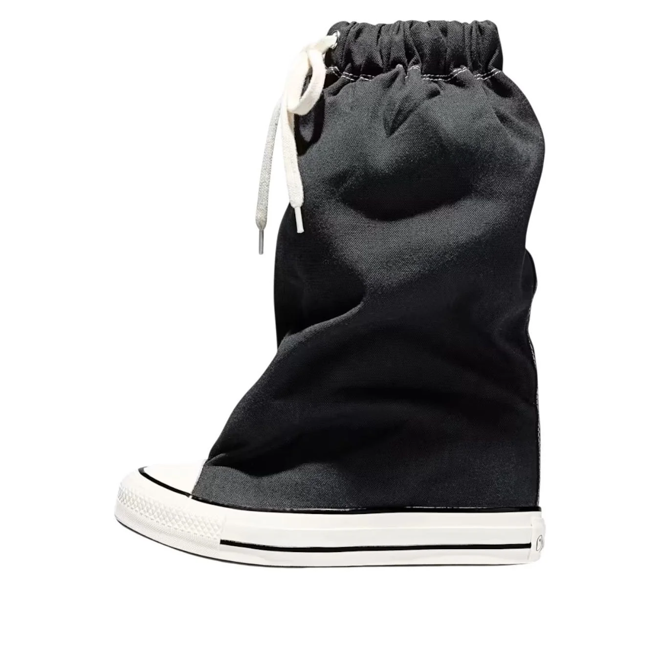 (WMNS) Converse x Vaquera Chuck Taylor All Star XHi Slouch Wedge 'Black' A17687C