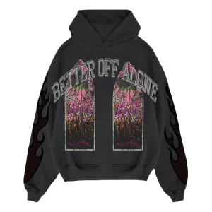Who Decides War x A Boogie Wit Da Hoodie Better Off Alone Hoodie 'Black' WDWAB238