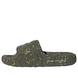 adidas Adilette 22 Asia Sizing 'Olive Yellow' IG9263