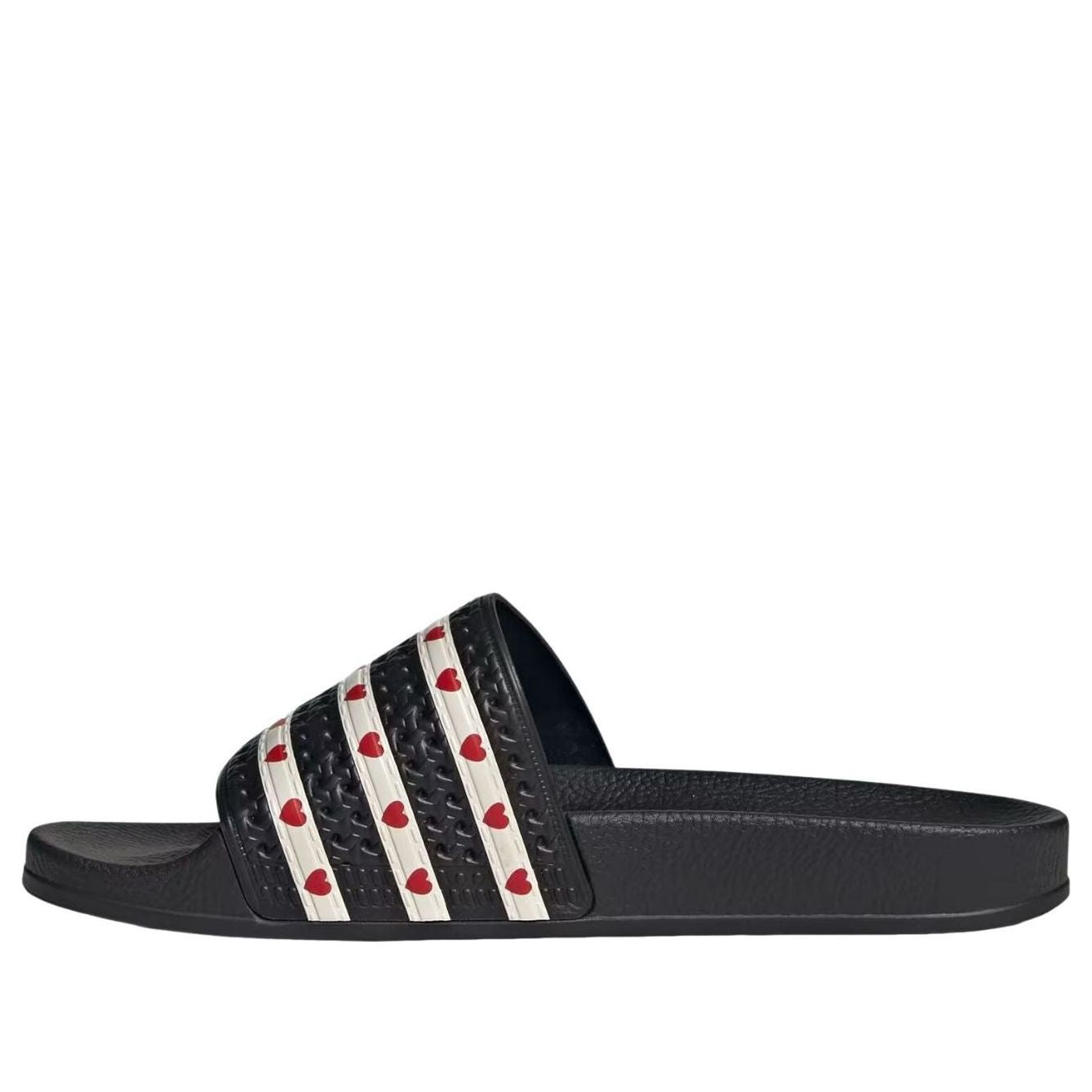 (WMNS) adidas Adilette Slides 'Core Black Wonder White Better Scarlet' KH9952