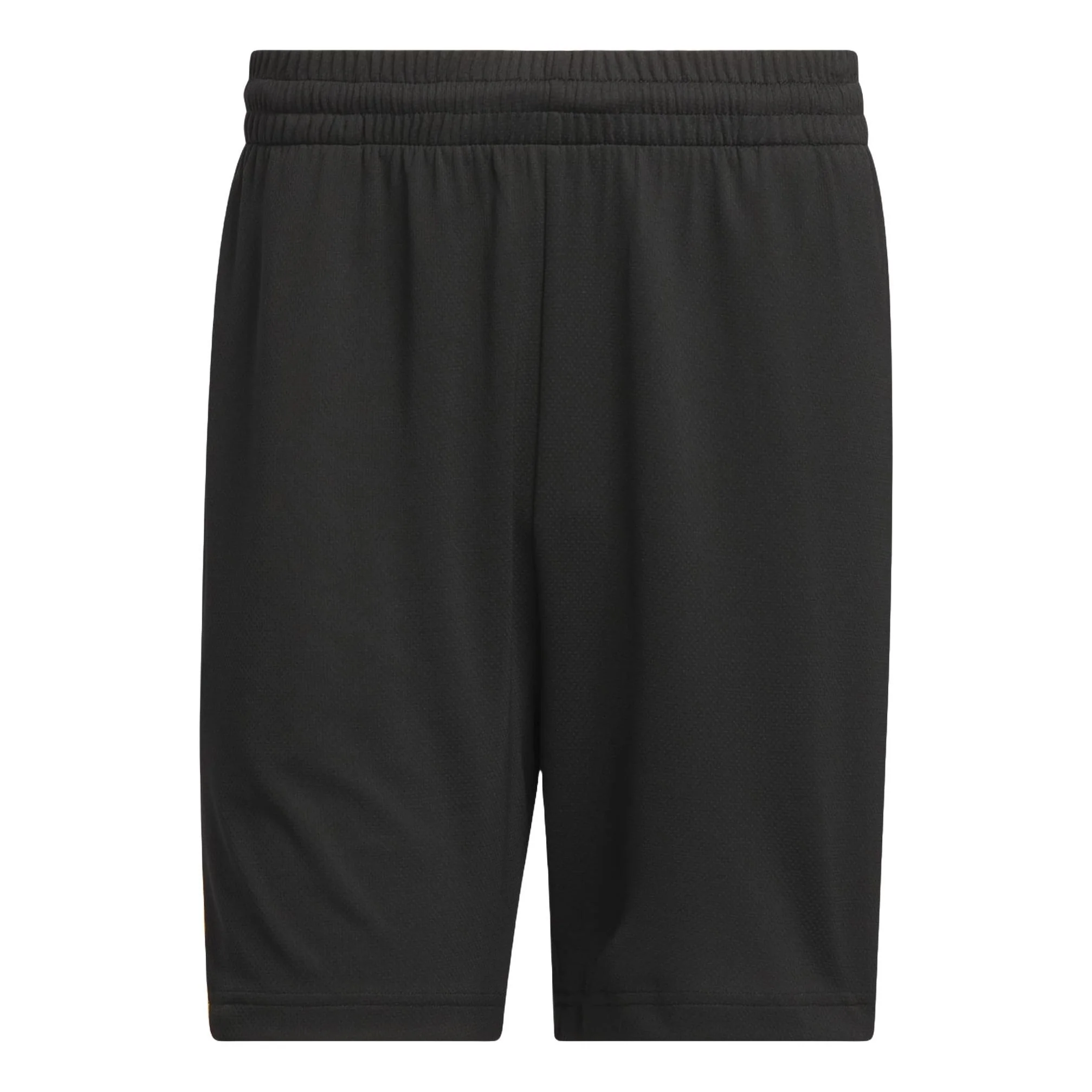 adidas Basketball Badge of Sport Shorts Asia Sizing 'Black Yellow' IR5534