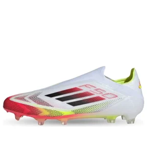 adidas F50 Elite Laceless FG 'Pure Victory Pack White Yellow Neon Red' IE1214