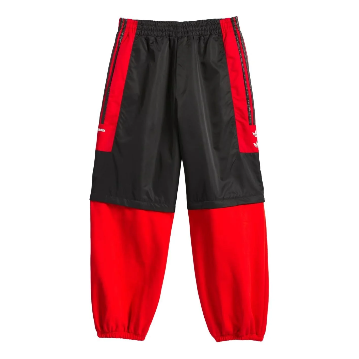 adidas x Willy Chavarria Heavyweight Sweatpants 'Black Red' KD9359
