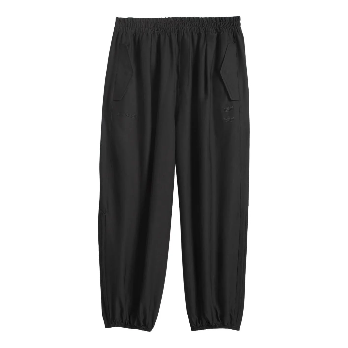 adidas x Willy Chavarria Twill Oversize Track Pants 'Black' KD9349